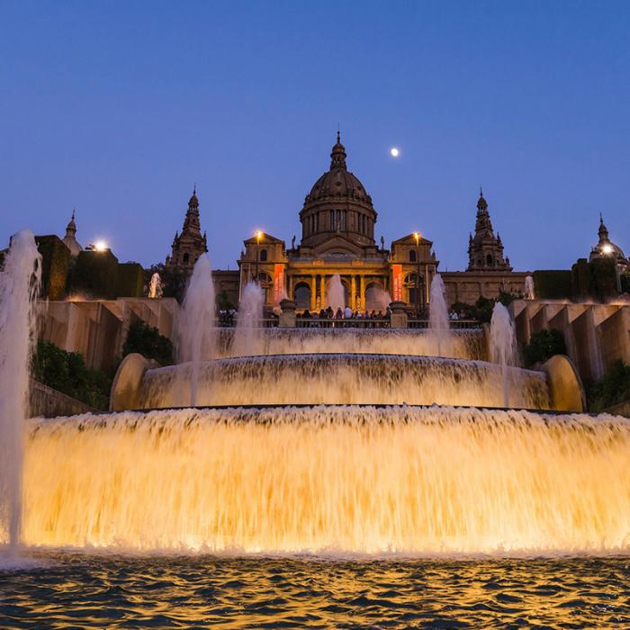 Fontaines Magiques De Montjuic Aparthotel Bcn Montjuic